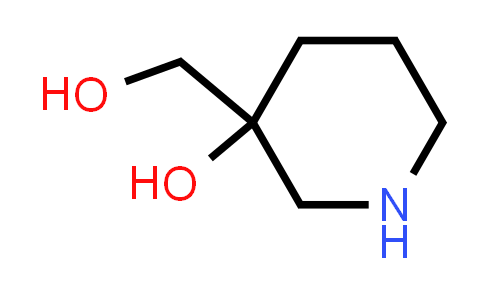 CAS No. 848069-91-0, 3-(Hydroxymethyl)piperidin-3-ol