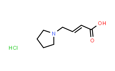CAS No. 848133-09-5, (E)-4-(Pyrrolidin-1-yl)but-2-enoic acid hydrochloride