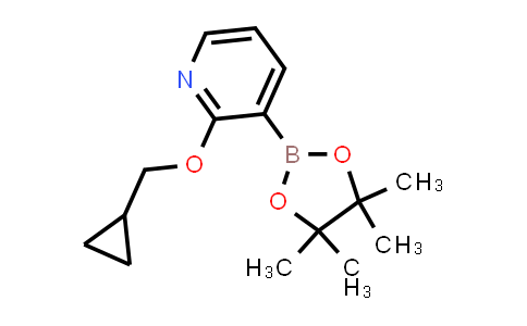 CAS No. 848243-26-5, 2-(Cyclopropylmethoxy)-3-(4,4,5,5-tetramethyl-1,3,2-dioxaborolan-2-yl)pyridine