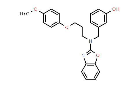 CAS No. 848260-89-9, 3-[[2-Benzoxazolyl[3-(4-methoxyphenoxy)propyl]amino]methyl]phenol