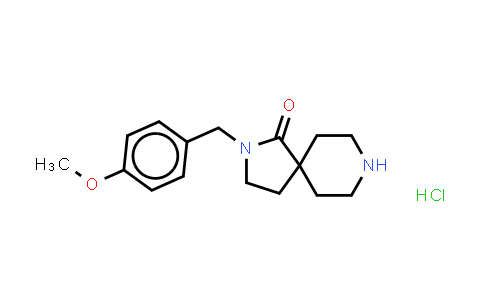 CAS No. 848308-25-8, 2,8-Diazaspiro[4.5]decan-1-one, 2-[(4-methoxyphenyl)methyl]-, (Hydrochloride) (1:1)
