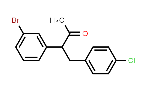 CAS No. 848310-98-5, 3-(3-Bromophenyl)-4-(4-chlorophenyl)butan-2-one