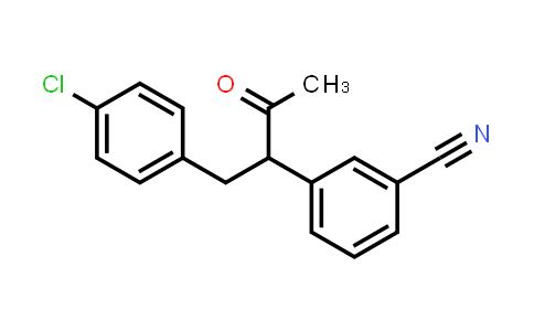 CAS No. 848311-03-5, 3-(1-(4-Chlorophenyl)-3-oxobutan-2-yl)benzonitrile