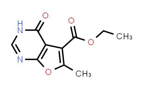 CAS No. 848316-19-8, Ethyl 6-methyl-4-oxo-3H,4H-furo[2,3-d]pyrimidine-5-carboxylate
