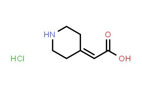 CAS No. 84839-57-6, 2-(Piperidin-4-ylidene)acetic acid hydrochloride