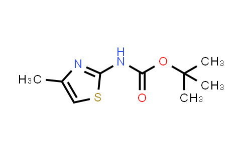 CAS No. 848472-44-6, tert-Butyl (4-methylthiazol-2-yl)carbamate