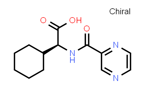 CAS No. 848777-30-0, (S)-2-cyclohexyl-2-(pyrazine-2-carboxamido)acetic acid