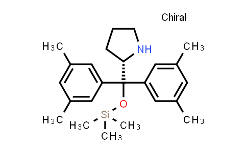 CAS No. 848821-60-3, (S)-2-(bis(3,5-dimethylphenyl)((trimethylsilyl)oxy)methyl)pyrrolidine