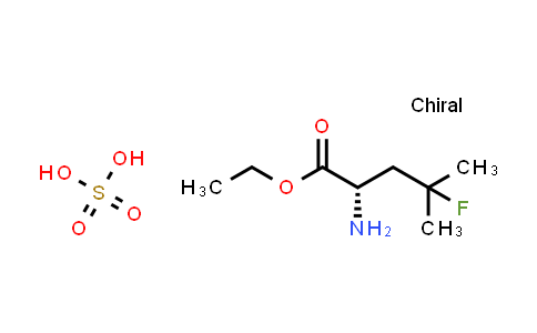 CAS No. 848949-85-9, (S)-Ethyl 2-amino-4-fluoro-4-methylpentanoate sulfate