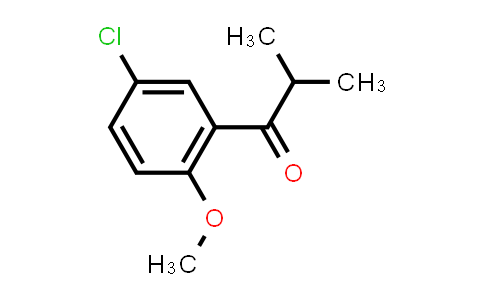 CAS No. 848997-63-7, 1-(5-Chloro-2-methoxyphenyl)-2-methylpropan-1-one