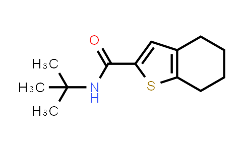 CAS No. 849054-12-2, N-(tert-Butyl)-4,5,6,7-tetrahydrobenzo[b]thiophene-2-carboxamide