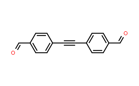 CAS No. 84907-55-1, 4,4'-(Ethyne-1,2-diyl)dibenzaldehyde
