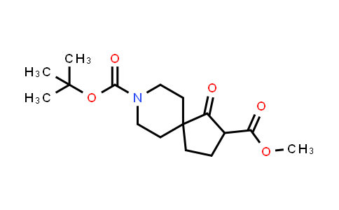 CAS No. 849203-09-4, 8-(tert-Butyl) 2-methyl 1-oxo-8-azaspiro[4.5]decane-2,8-dicarboxylate
