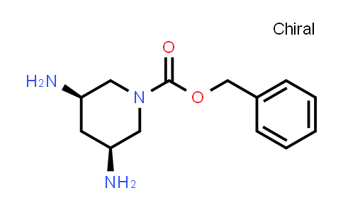 CAS No. 849330-50-3, Benzyl (3R,5S)-3,5-diaminopiperidine-1-carboxylate