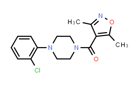 849478-04-2 | Methanone, [4-(2-chlorophenyl)-1-piperazinyl](3,5-dimethyl-4-isoxazolyl)-