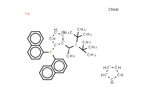 CAS No. 849924-43-2, (R)-1-[(S)-2-[Di(1-naphthyl)phosphino]ferrocenyl]ethylditert-butylphosphine