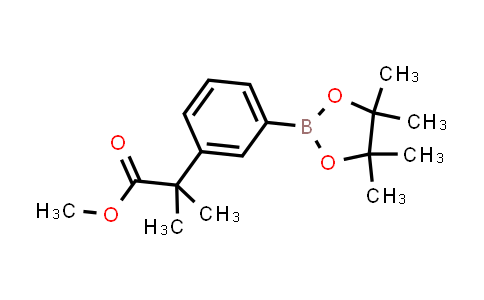 CAS No. 849934-93-6, Methyl 2-methyl-2-(3-(4,4,5,5-tetramethyl-1,3,2-dioxaborolan-2-yl)phenyl)propanoate