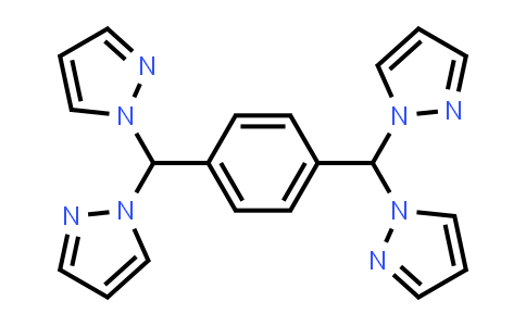 CAS No. 850016-49-8, 1,4-Bis(di(1H-pyrazol-1-yl)methyl)benzene