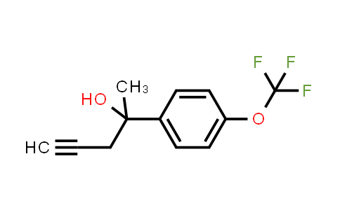 CAS No. 85014-08-0, 2-(4-(Trifluoromethoxy)phenyl)pent-4-yn-2-ol