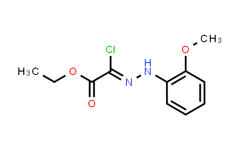 CAS No. 85014-68-2, Ethyl 2-chloro-2-[2-(2-methoxyphenyl)hydrazin-1-ylidene]acetate