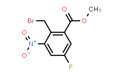 CAS No. 850462-65-6, Methyl 2-(bromomethyl)-5-fluoro-3-nitrobenzoate