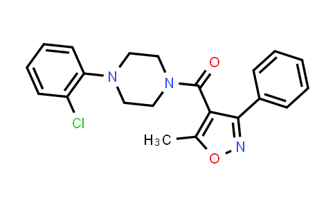 CAS No. 850471-96-4, Methanone, [4-(2-chlorophenyl)-1-piperazinyl](5-methyl-3-phenyl-4-isoxazolyl)-