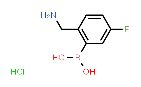 CAS No. 850568-03-5, (2-(Aminomethyl)-5-fluorophenyl)boronic acid hydrochloride
