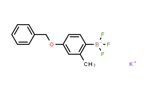 CAS No. 850623-43-7, Potassium (4-(benzyloxy)-2-methylphenyl)trifluoroborate