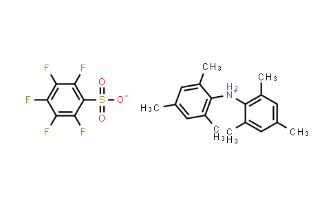 CAS No. 850629-65-1, Dimesitylammonium 2,3,4,5,6-pentafluorobenzenesulfonate