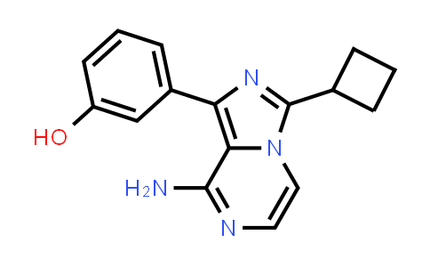 CAS No. 850640-17-4, 3-(8-Amino-3-cyclobutylimidazo[1,5-a]pyrazin-1-yl)phenol
