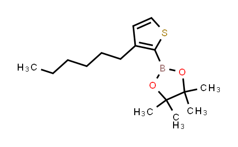 CAS No. 850881-09-3, 2-(3-Hexylthiophen-2-yl)-4,4,5,5-tetramethyl-1,3,2-dioxaborolane
