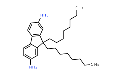 CAS No. 851042-10-9, 9,9-Dioctyl-9H-fluorene-2,7-diamine
