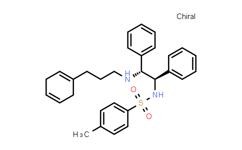 CAS No. 851051-41-7, N-((1R,2R)-2-((3-(cyclohexa-1,4-dien-1-yl)propyl)amino)-1,2-diphenylethyl)-4-methylbenzenesulfonamide