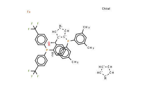 CAS No. 851308-48-0, (S)-(-)-[(S)-2-Di(3,5-xylyl)phosphinoferrocenyl][2-di(4-trifluoromethylphenyl)phosphinophenyl]methanol