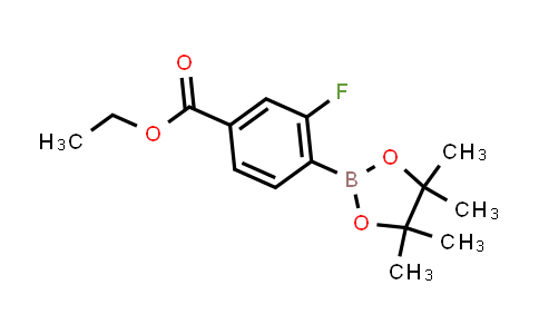 851334-92-4 | Ethyl 3-fluoro-4-(4,4,5,5-tetramethyl-1,3,2-dioxaborolan-2-yl)benzoate