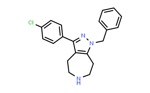 CAS No. 851373-91-6, 3-(4-Chlorophenyl)-1,4,5,6,7,8-hexahydro-1-(phenylmethyl)pyrazolo[3,4-d]azepine