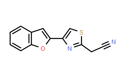 CAS No. 851399-94-5, [4-(1-Benzofuran-2-yl)-1,3-thiazol-2-yl]acetonitrile