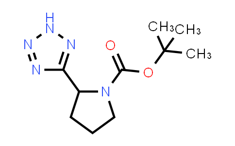 CAS No. 851435-20-6, tert-Butyl 2-(2H-tetrazol-5-yl)pyrrolidine-1-carboxylate