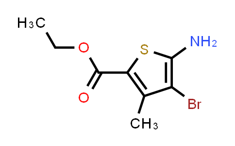 CAS No. 851443-15-7, Ethyl 5-amino-4-bromo-3-methylthiophene-2-carboxylate