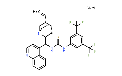 CAS No. 851477-19-5, N-[3,5-Bis(trifluoromethyl)phenyl]-N'-(9R)-cinchonan-9-ylthiourea