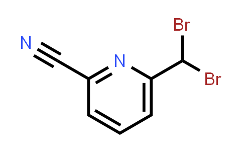CAS No. 85148-97-6, 6-(dibromomethyl)picolinonitrile