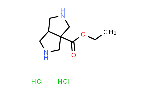 851526-85-7 | Ethyl hexahydropyrrolo[3,4-c]pyrrole-3a(1H)-carboxylate dihydrochloride