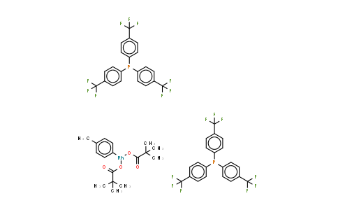 851530-57-9 | Bis(2,2-dimethylpropanoato)(4-methylphenyl)bis[tris[4-(trifluoromethyl)phenyl]phosphine]rhodium