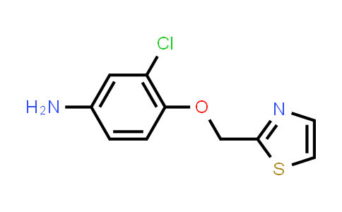 CAS No. 851545-79-4, 3-Chloro-4-(thiazol-2-ylmethoxy)aniline