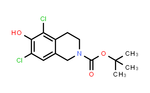 CAS No. 851784-76-4, tert-Butyl 5,7-dichloro-6-hydroxy-3,4-dihydroisoquinoline-2(1H)-carboxylate