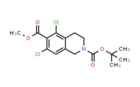 DY574686 | 851784-80-0 | 2-(tert-Butyl) 6-methyl 5,7-dichloro-3,4-dihydroisoquinoline-2,6(1H)-dicarboxylate