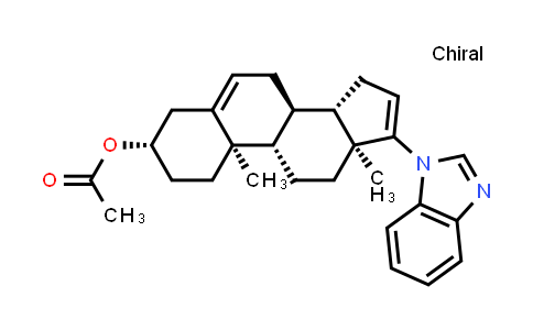 851895-79-9 | (3S,8R,9S,10R,13S,14S)-17-(1H-benzo[d]imidazol-1-yl)-10,13-dimethyl-2,3,4,7,8,9,10,11,12,13,14,15-dodecahydro-1H-cyclopenta[a]phenanthren-3-yl acetate