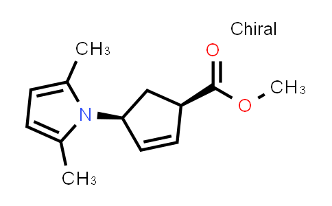 CAS No. 851916-44-4, (1R,4S)-methyl 4-(2,5-dimethyl-1H-pyrrol-1-yl)cyclopent-2-enecarboxylate