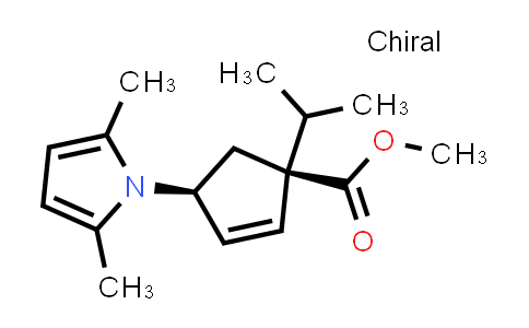 CAS No. 851916-45-5, (1S,4S)-methyl 4-(2,5-dimethyl-1H-pyrrol-1-yl)-1-isopropylcyclopent-2-enecarboxylate