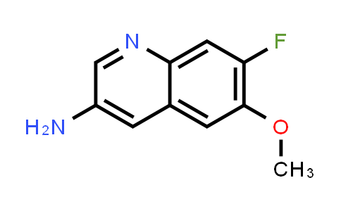 CAS No. 851973-13-2, 7-Fluoro-6-methoxyquinolin-3-amine